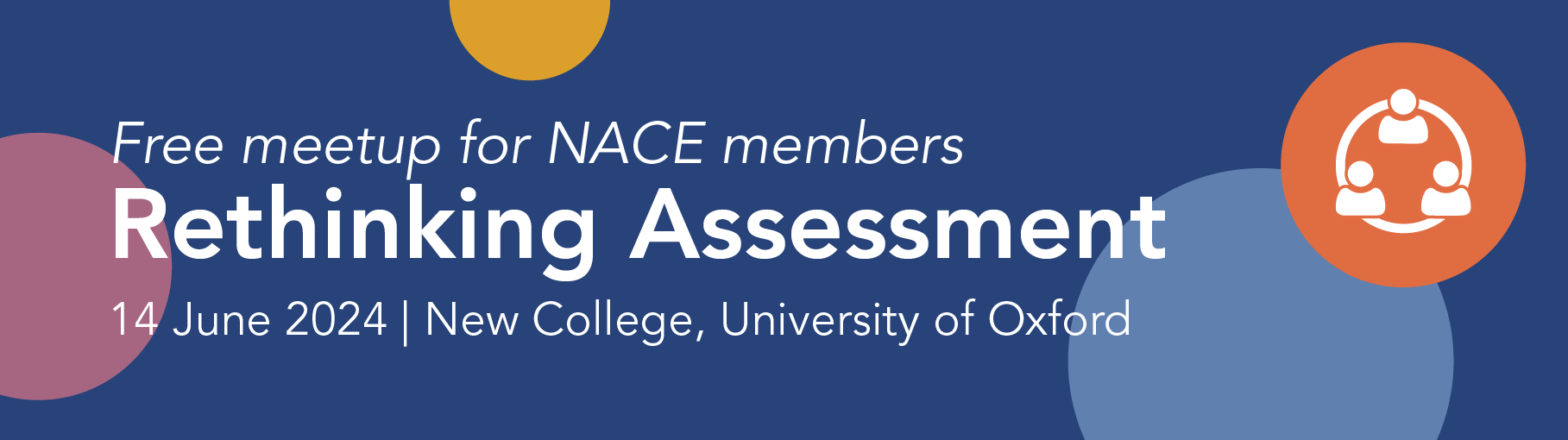 Member meetup: Rethinking Assessment