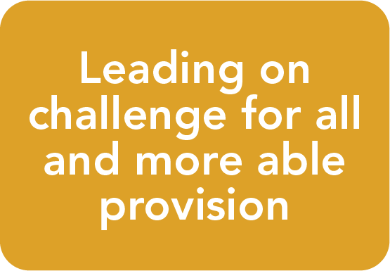 Leading on challenge for all and more able provision