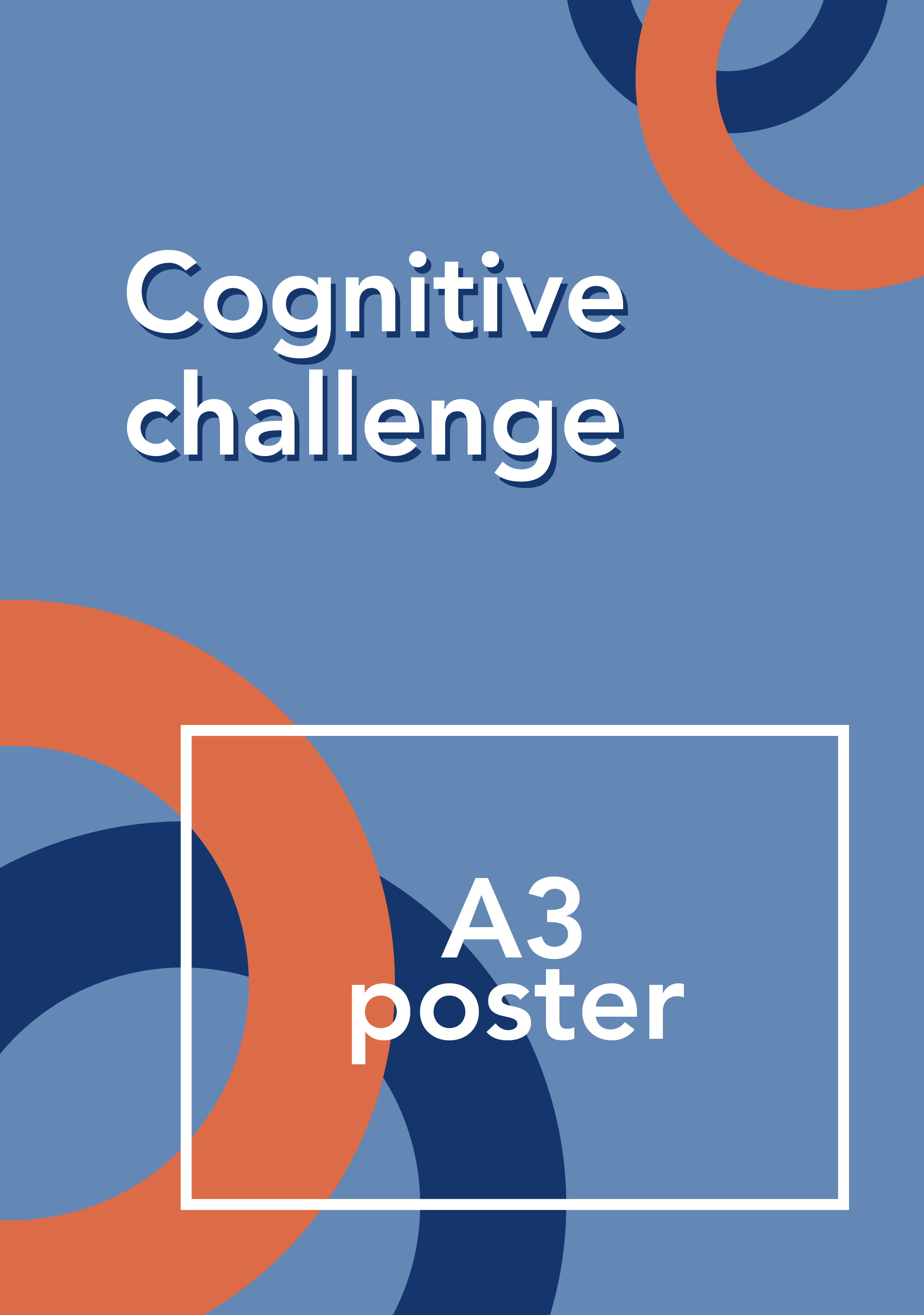 Cognitive challenge poster