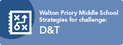 Walton Priory Middle School - Strategies for challenge in D&T