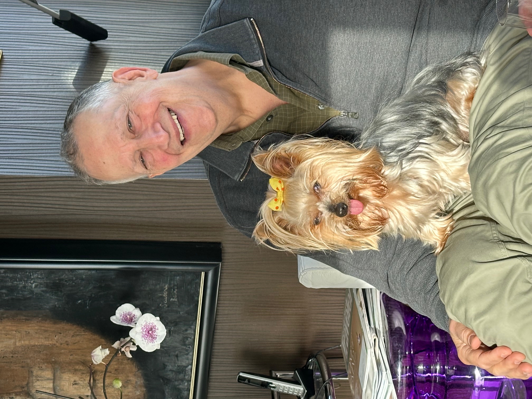 Dr. Jeremy Nobel with dog