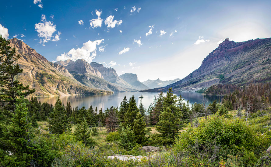 Glacier National Park scenery