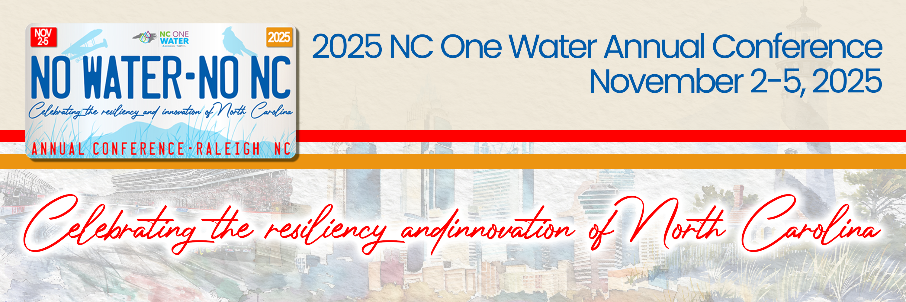 NC One Water Annual Conference Banner