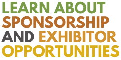 Learn about sponsorship and exhibitor opportunities