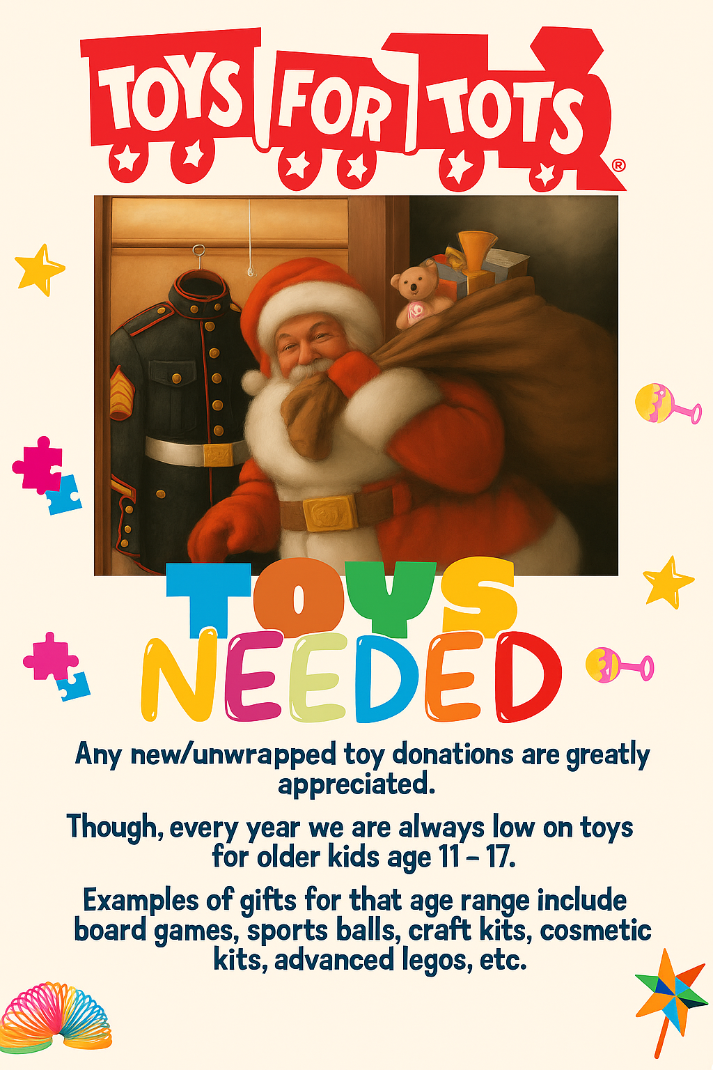 Toys for Tots Poster