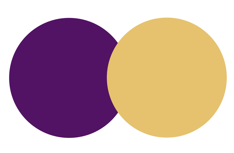 pad colors are purple and gold