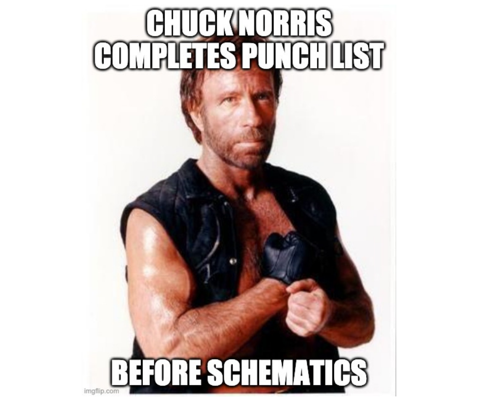 Chuck Norris Punch List Meme