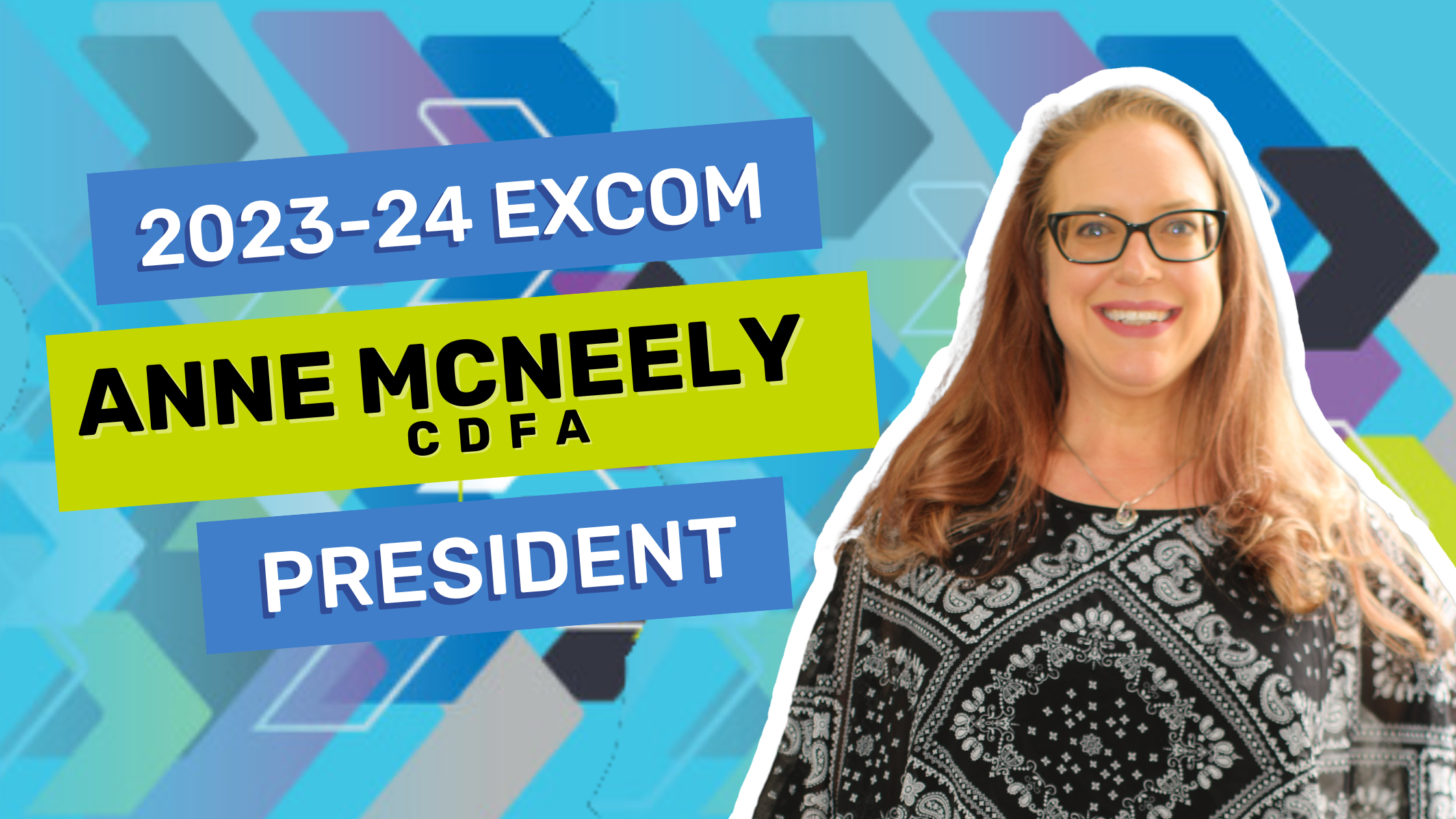 Title block Anne McNeeley SDA National President