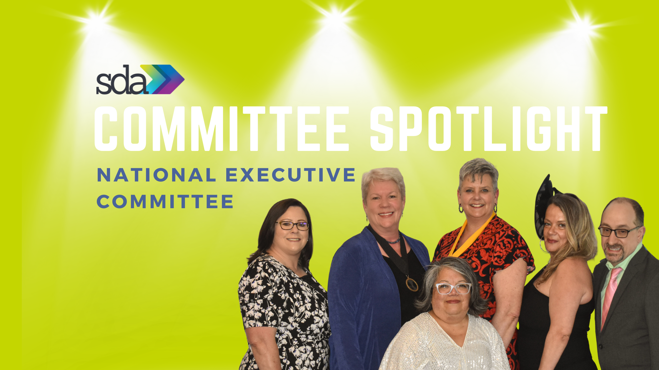 ExCom from left: Lynda Meyer, CDFO; Jennifer Greene, CDFO; Fran Carrillo; Gretchen Renz, FSDA; Kim Celenza; Vincent Lafitte, CDFA