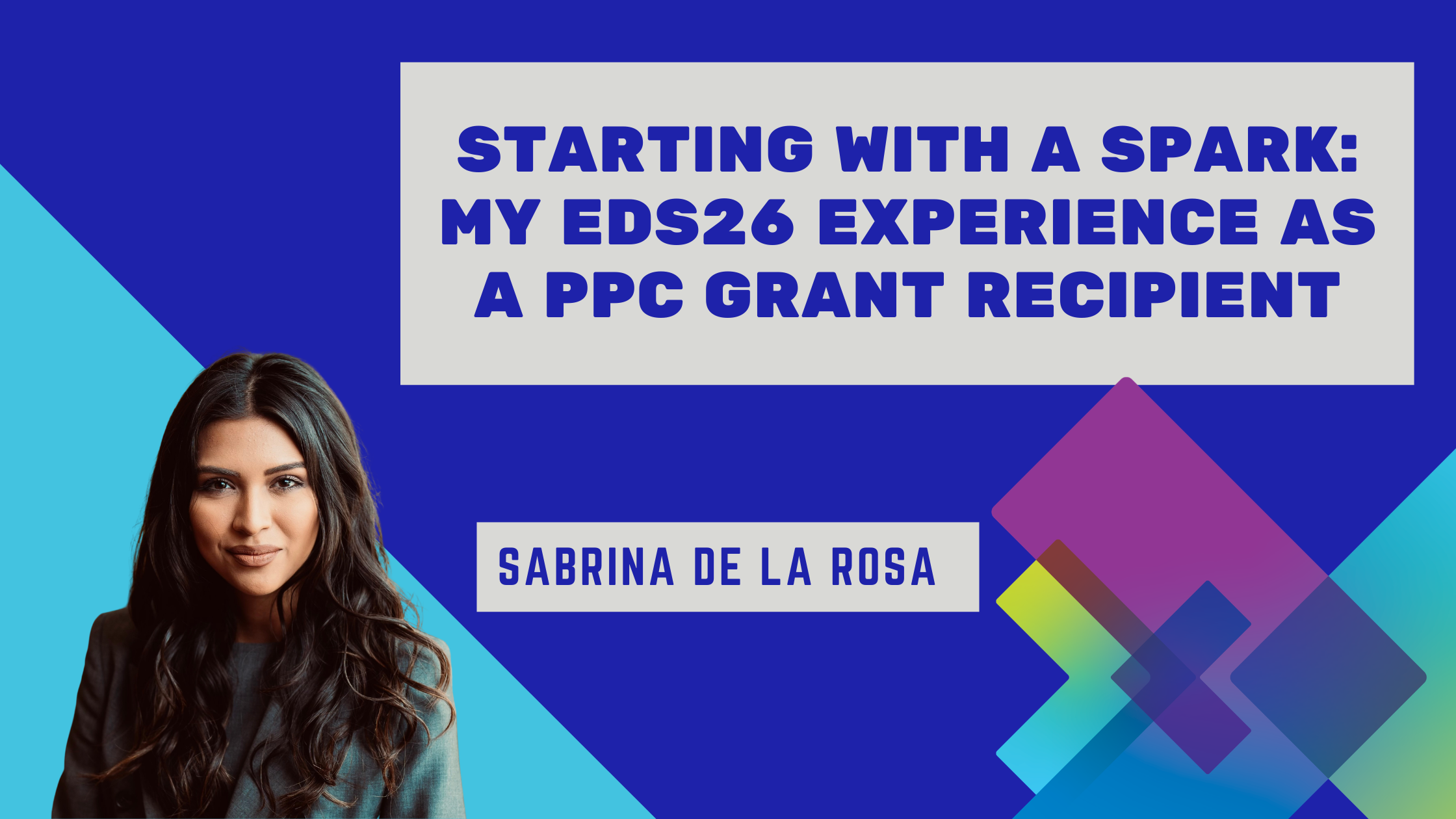 Sabrina De La Rosa - PPC Grant Winner
