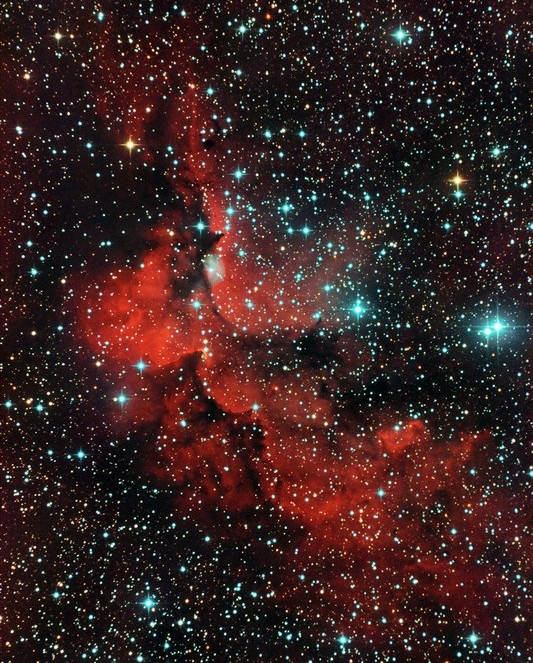 Starry dark sky