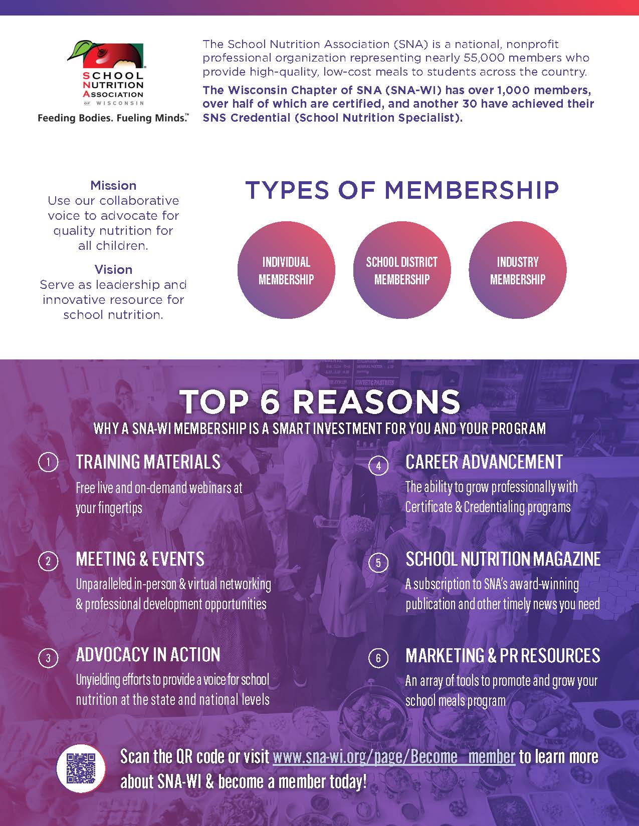 Membership School Nutrition Association of Wisconsin