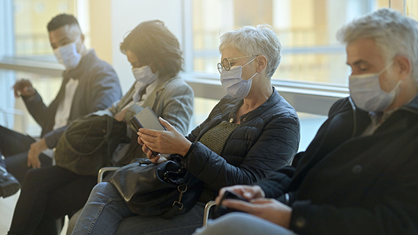 people waiting at a clinic