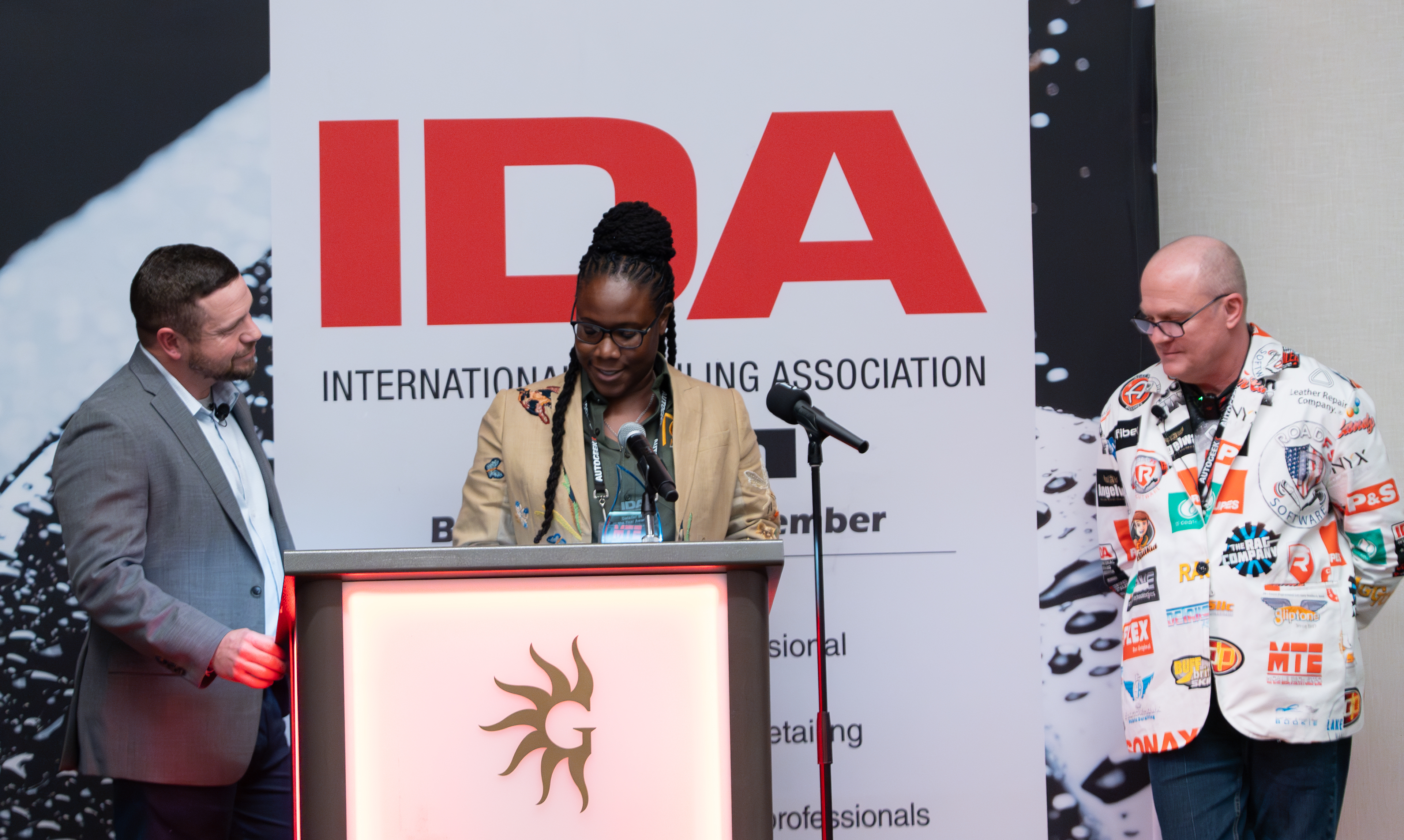 Onika Waldron Standing at the podium