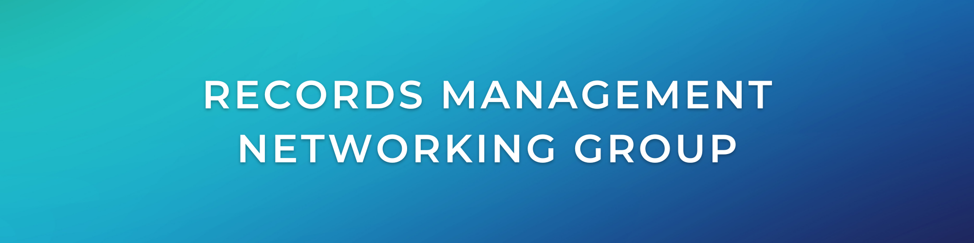 Records Management Networking Group Washington Association of School