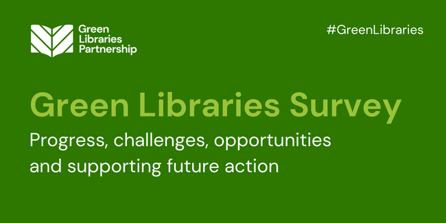 banner image for the Green Libraries survey