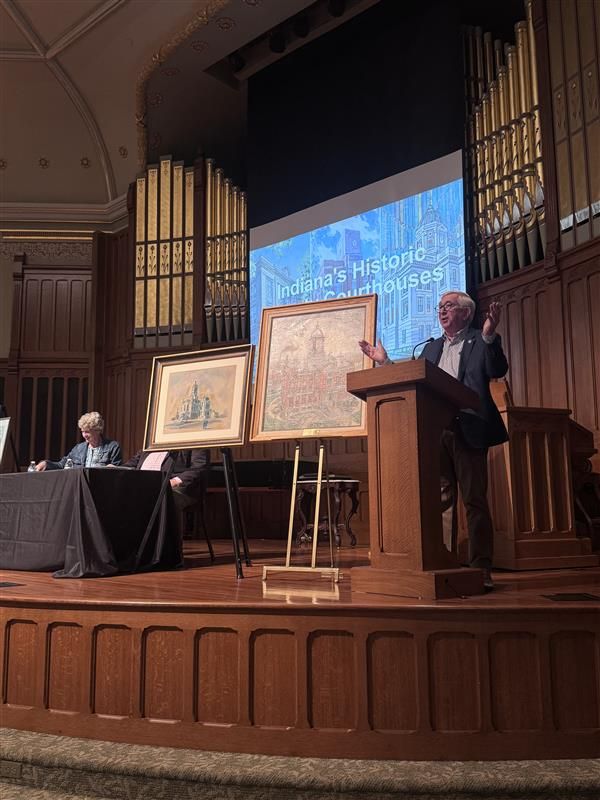 Doug presenting