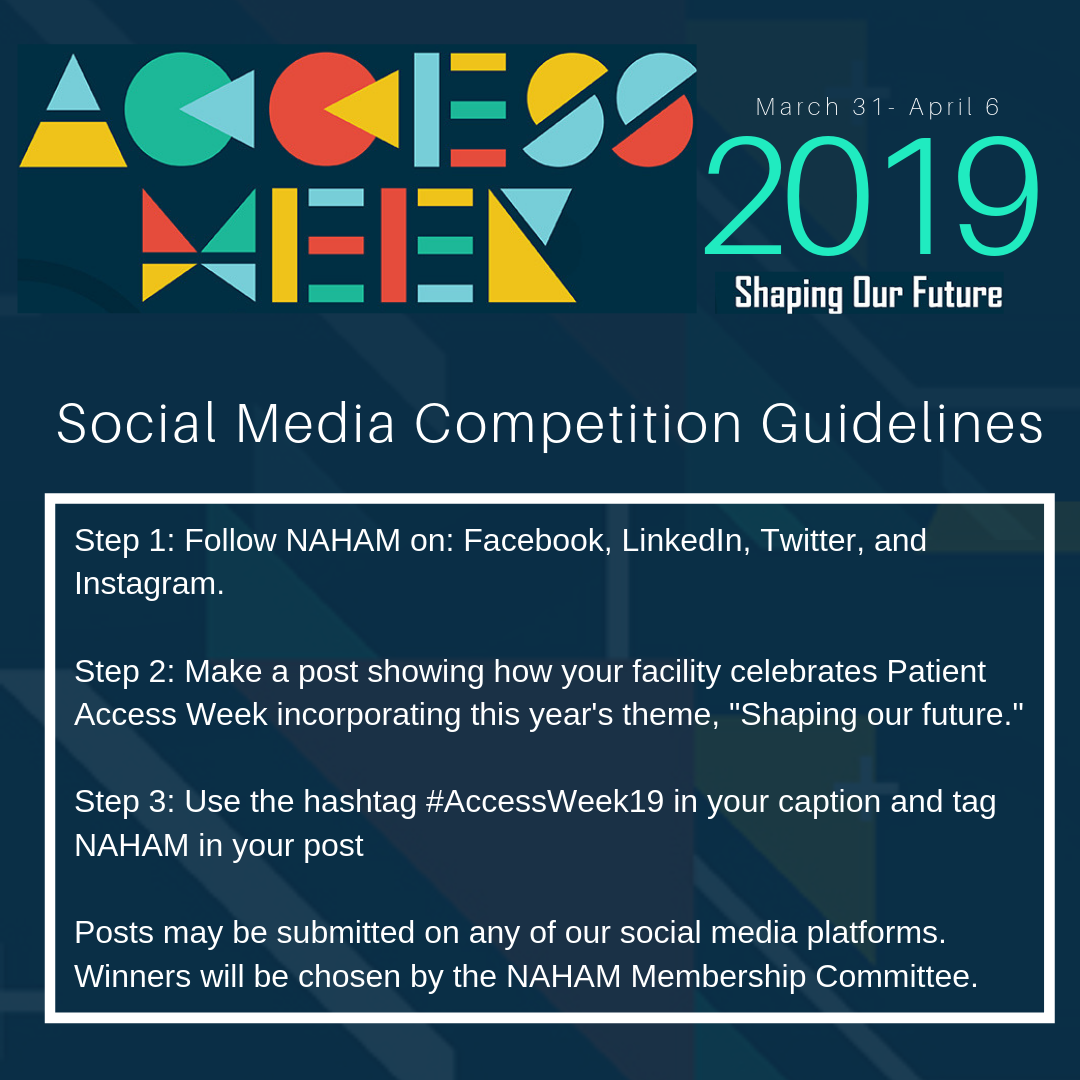 Patient Access Week 2019 Social Media Competition