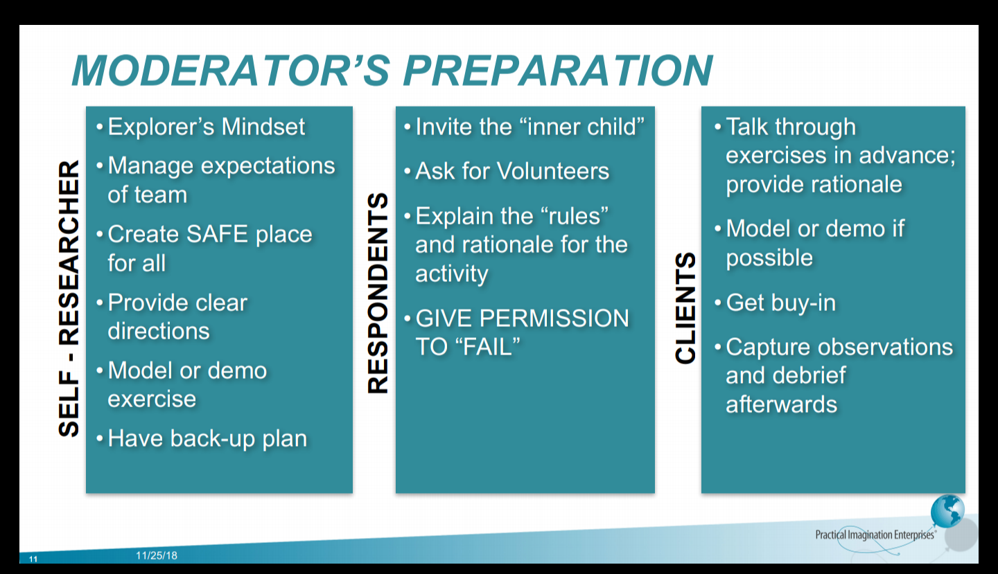 Moderator's Preparation